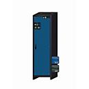 Armario de seguridad tipo 30 asecos Q-CLASSIC-30, puerta batiente, bisagra a la derecha, frontal azul genciana, An 564 x P 620 x Al 1947 mm