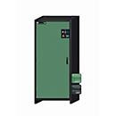Armario de seguridad tipo 30 asecos Q-CLASSIC-30, puerta batiente, bisagra a la izquierda, frontal verde reseda, An 864 x P 620 x Al 1947 mm