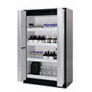Armario de seguridad tipo 90 asecos Q-PHOENIX-90, puertas plegables, frontal gris luminoso, An 1193 x P 615 x Al 1953 mm