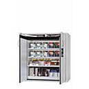 Armario de seguridad tipo 90 asecos S-CLASSIC-90, puertas batientes con sistema de fijación, frontal gris luminoso, An 1196 x P 616 x Al 1298 mm