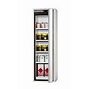 Armario de seguridad tipo 90 asecos S-PHOENIX Vol.2-90, puerta plegable con cierre automático, bisagra a la derecha, frontal gris luminoso, An 596 x P 616 x Al 1968 mm