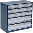 Armário em aço, 16 gavetas, A 285 x L 307 x P 150 mm