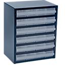 Armário em aço, 24 gavetas, A 440 x L 360 x P 250 mm