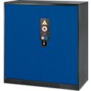 Armario para productos químicos Asecos CS-CLASSIC, puerta con bisagras, 2 estantes, 1055x520x1105 mm, azul genciana