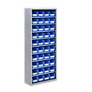 Armário TOP FIX, 1575 mm de altura, 9 prateleiras, 40 caixas, sem portas