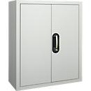 Armário TOP FIX, 780 mm de altura, 4 prateleiras, 22 caixas, com portas