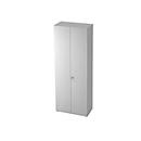 Armario Topas Line, 6 alturas de archivo, con cerradura, An 800 x P 420 x Al 2156 mm, gris claro