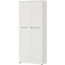 Armoire à 2 portes battantes Agenda, 5 HC, L 800 x P 400 x 1970 mm, gris clair
