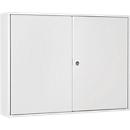 Armoire à clés, double porte, l. 730 x P 140 x H 550 mm,pour 300 clés