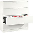 Armoire à dossiers suspendus ASISTO C 3000, 4 tiroirs, 3 rangées, l. 1200 mm, blanc/blanc