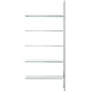 Armoire à étagères FBR 2200, rayonnage d’extension, 5 tablettes, 1025 x 400 mm