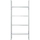 Armoire à étagères FBR 2200, rayonnage de base, 4 étagères, 1055 x 400 mm