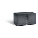 Armoire à plans en acier, pour formats jusqu'à DIN A0, 8 tiroirs