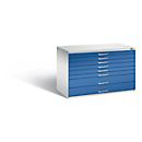 Armoire à plans en acier, pour formats jusqu'à DIN A1, 8 tiroirs