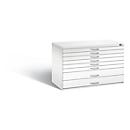 Armoire à plans en acier, pour formats jusqu'à DIN A1, 8 tiroirs