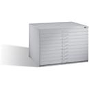 Armoire à plans en acier, pour tous les formats jusqu'à A1, 10 tiroirs,