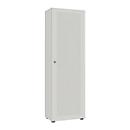 Armoire à porte battante avec 1 porte, alu blanc
