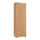Armoire à porte battante avec 1 porte, coloris hêtre