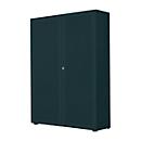 Armoire à portes battantes, 2 portes, surface acoustique, 1000 x 2300 mm, 6 HC, graphite