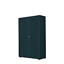 Armoire à portes battantes, 2 portes, surface acoustique, 800 x 1930 mm, 5 HC, graphite
