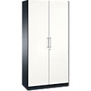 Armoire à portes battantes ASISTO C 3000, 5 hauteurs de classeur, l. 1000 mm, anthracite/blanc