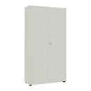 Armoire à portes battantes, l. 1000 mm, 6 HC, gris clair