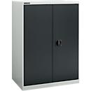 Armoire à portes battantes Schäfer Shop Select MS-i 12408, tôle d'acier, L 800 x P 400 x H 1215 mm, 3 HC, gris clair/gris anthracite, jusqu'à 150 kg 