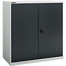 Armoire à portes battantes Schäfer Shop Select MS-i 12409, tôle d'acier, L 950 x P 400 x H 1215 mm, 3 HC, gris clair/gris anthracite, jusqu'à 150 kg 