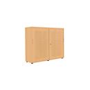 Armoire à portes coulis. 3 HC, l. 135, acous., hêtre