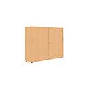 Armoire à portes coulis. 3 HC, l. 135, hêtre