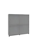 Armoire à portes coulissantes, l. 1600 mm, 4 HC, coloris hêtre