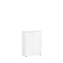 Armoire à portes coulissantes PALENQUE, 3 HC, l. 800 x P 400 x H 1104 mm, blanc