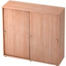 Armoire à portes coulissantes TOPAS LINE, 3 HC, noyer/noyer
