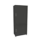Armoire à rideaux, en 2 parties, 5 HC, l. 800 x P 450 x H 1930 mm, graphite
