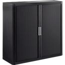 Armoire à rideaux, l. 1100 x P 415 x H 1040 mm, anthracite/anthracite