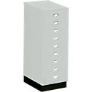 Armoire à tiroirs A3 SSI, 9 tiroirs, 940 mm de hauteur, gris clair