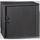 Armoire d'appoint, volet roulant transversal, ouverture à gauche, graphite