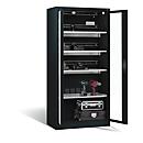 Armoire de charge de batterie Comfort de C+P avec fenêtre en verre acrylique, H 1950 x L 930 x P 500 mm, anthracite