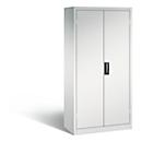 Armoire de charge sur batterie Basic de C+P avec portes en tôle pleine, H 1950 x L 930 x P 500 mm, gris clair