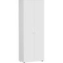 Armoire de classement ALICANTE, 6 hauteurs de classeurs, 5 tablettes, verrouillable, l. 800 x P 400 x H 2160 mm, gris clair