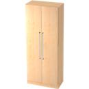 Armoire de classement TARVIS, avec poignée sans serrure, 5 hauteurs de classeur, l. 800 x P 420 x H 2004 mm, coloris érable