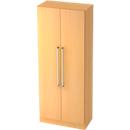 Armoire de classement TARVIS, avec poignée sans serrure, 5 hauteurs de classeur, l. 800 x P 420 x H 2004 mm, coloris hêtre