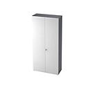 Armoire de classement TOPAS LINE, 6 hauteurs de classeurs, l. 1000 mm, graphite/blanc