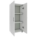 Armoire de classement Ulas, 3 hauteurs de classeurs, 2 tablettes, pour env. 21 classeurs, portes battantes, L 490 x P 340 x H 1080 mm, bois, blanc