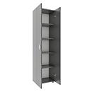 Armoire de classement Ulas, 5 hauteurs de classeurs, 4 tablettes, pour env. 35 classeurs, portes battantes, L 490 x P 340 x H 1780 mm, bois, anthracite