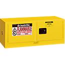 Armoire de sécurité Justrite FM Piggyback Sure-Grip® EX, pour liquides inflammables, jusqu'à 45 litres, portes à fermeture automatique, jaune