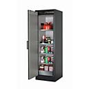 Armoire de stockage de sécurité type 90 asecos Q-CLASSIC-90, porte à charnières, accrochée à gauche, façade blanc pur, L 599 x P 615 x H 1953 mm