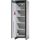 Armoire de stockage sur accu Asecos ION-CORE-90 CS 600, 5 étagères perforées + 1 bac de rétention au sol, L 599 x P 615 x H 1953 mm