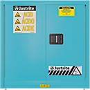 Armoire pour produits chimiques Justrite FM Undercounter Sure-Grip® EX, pour produits corrosifs, jusqu'à 83 litres, portes à fermeture automatique, bleu