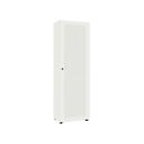 Armoire-vestiaire, 1 porte, l. 60 cm, 5 HC, blanc